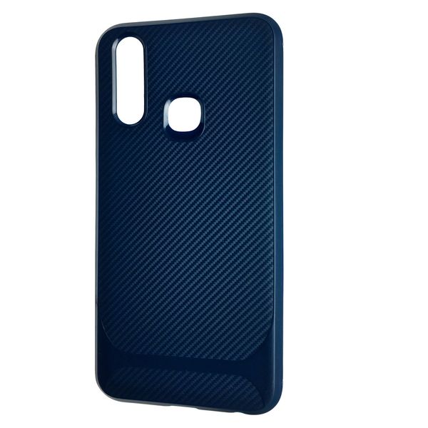 Чохол-накладка DK Silicone SGP Carbon для Vivo V15 / S1 (blue) 09005-077 фото