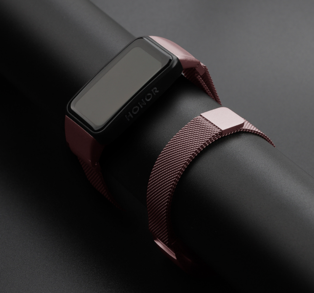 Ремінець CDK Metal Milanese Loop Magnetic для Huawei Band 6 (012956) (pink rose) 012957-328 фото