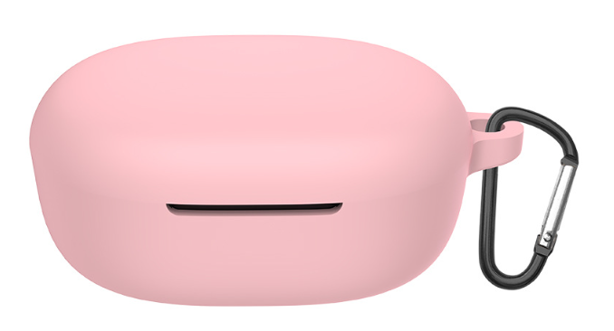 Чехол-накладка DK Silicone Candy Friendly с карабином для Xiaomi Redmi Buds 4 Lite (pink) 016029-068 фото