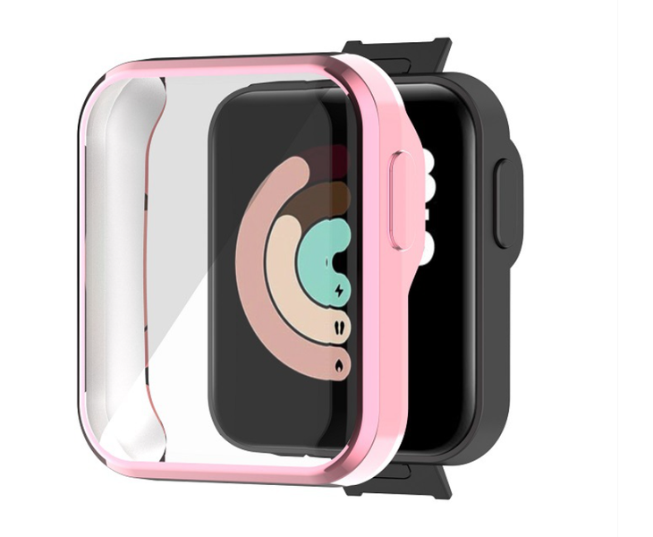 Чехол-накладка CDK Silicone Face Case для Xiaomi Mi Watch Lite (012196) (pink rose) 012197-328 фото