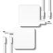 Зарядний пристрій 2 шт CDK 96W USB-C Power Adapter + кабель Woven для Apple MacBook (020888) (white) 023090-162 фото 1