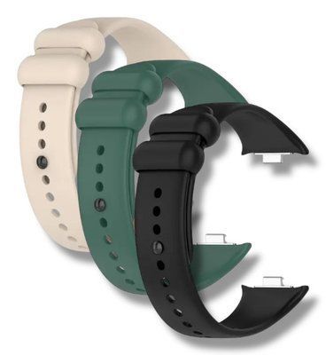 Ремешок 3шт CDK для Xiaomi Mi Band 8 Pro | Silicone Sport Band (017124) (Bl, Gr, Iv) 023171-121 фото
