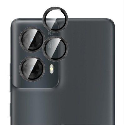 Захисне скло DK для Motorola Moto G85 | на камеру Lens Metal Ring Eagle Eye (022516) (black) 022516-062 фото