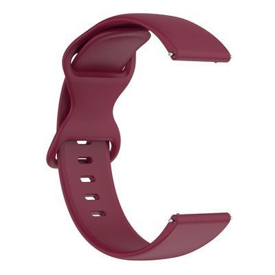 Ремінець CDK для Kospet Pulse | "L" 22mm Silicone Sport Band Double Loop (023334) (red wine) 023566-990 фото