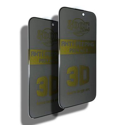 Захисне скло 2 шт CDK для Apple iPhone 17 Pro | 300C Large Arc Антишпион Full Glue (018454) (black) 022238-062 фото