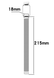 Ремешок-бампер DK Metal Milanese Loop Magnetic для Xiaomi Mi Band 7 Pro (silver) 015695-227 фото 4