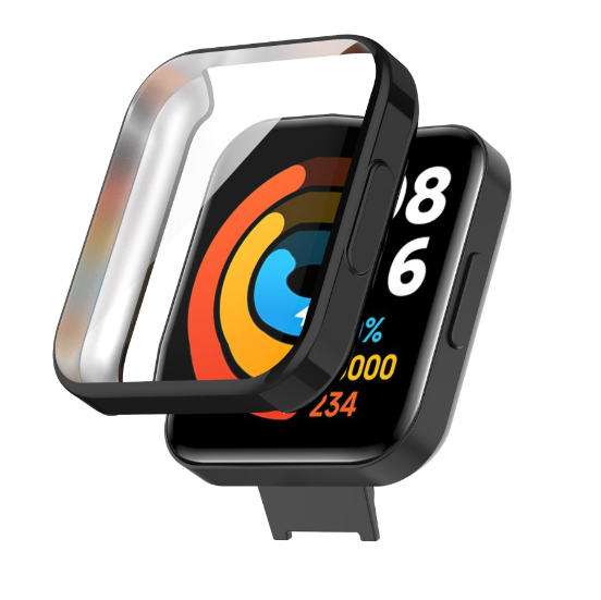 Чехол-накладка DK Silicone Face Case для Xiaomi Redmi Watch 2 Lite (black) 014431-124 фото