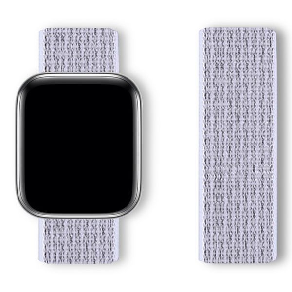 Ремінець CDK для Apple Watch 46mm (Series 10) | Nylon Sport Loop (09038) (summit white) 018054-059 фото