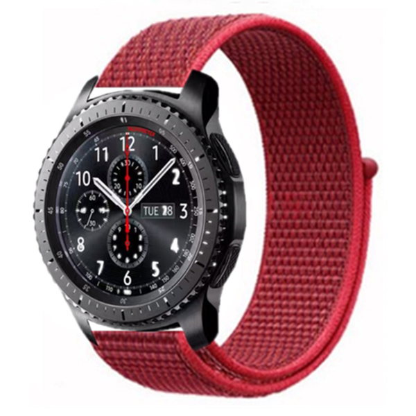 Ремінець CDK Nylon Sport Loop 20mm для Samsung Galaxy Watch Active (R500) 40mm (012415) (red) 012476-126 фото