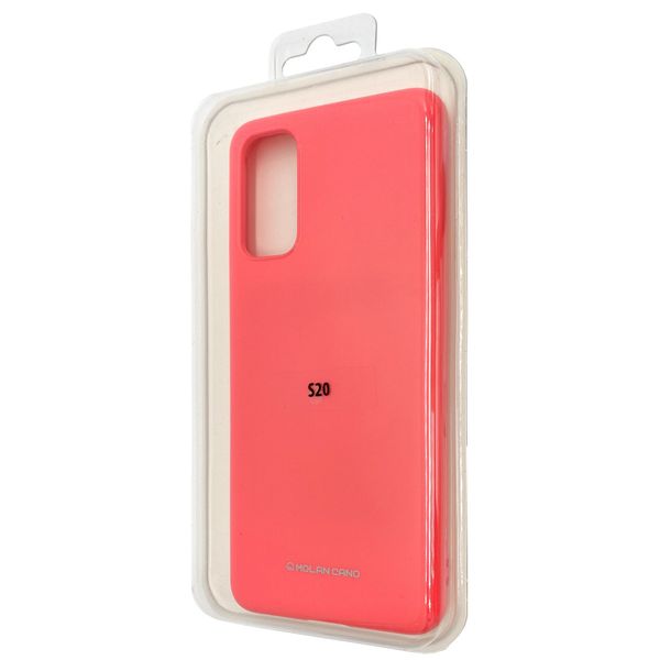 Чехол-накладка Silicone Molan Cano Jelly Case для Samsung Galaxy S20 (SM-G980) (pink) 010067-106 фото