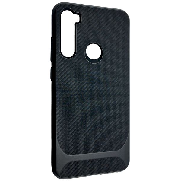 Чехол-накладка DK Silicone SGP Carbon для Xiaomi Redmi Note 8 (black) 09439-076 фото