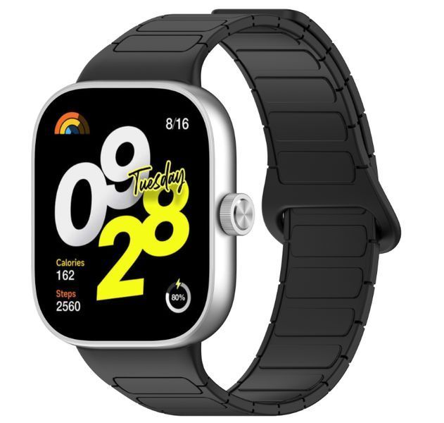 Ремешок CDK для Xiaomi Mi Smart Band 9 Pro | Silicone Shaped Magnetic Band (018838) (black) 018842-124 фото