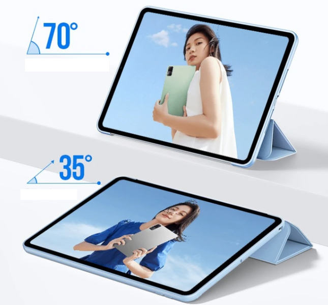 Чехол-книжка DK Эко-кожа силикон Smart Case для Xiaomi Pad 6 / 6 Pro 11" (white ice) 016294-034 фото