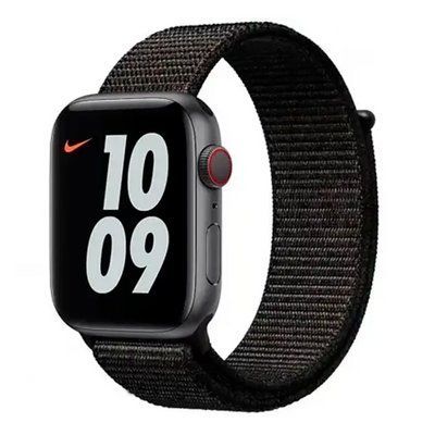 Ремешок CDK для Apple Watch 45mm (Series 7 / 8 / 9) | Nylon Sport Loop (09038) (black) 018053-124 фото