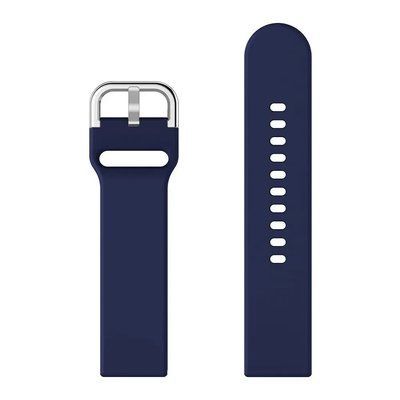 Ремінець CDK для Samsung Watch (R810 / R815) 42mm | "L" 20mm Silicone Sport Band Classic (09651) (dark blue) 011739-132 фото
