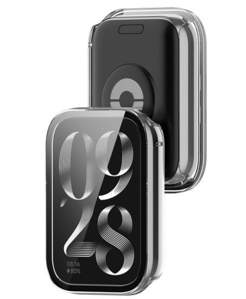 Чохол-накладка DK для Xiaomi Mi Smart Band 9 Pro | Пластик Gloss Glass Full Cover (clear) 018829-936 фото