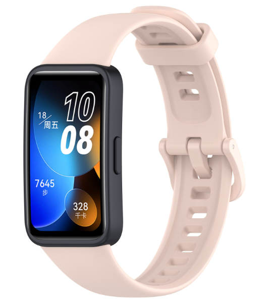 Ремінець DK Silicone Sport Band Classic для Huawei Band 8 (pink) 016235-373 фото