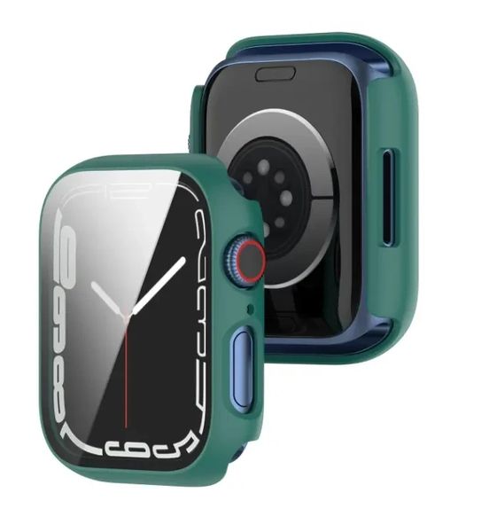 Чехол-накладка DK Пластик Soft-Touch Glass Full Cover для Apple Watch 44mm (green) 011426-133 фото