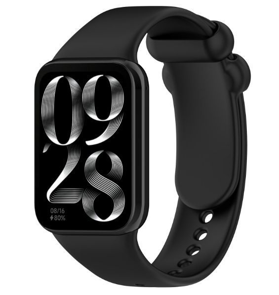 Ремешок 2шт CDK для Xiaomi Mi Smart Band 9 Pro | Silicone Sport Band (017124) (black) 022137-124 фото