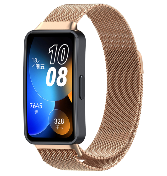 Ремешок DK для Huawei Band 8 / 9 | Metal Milanese Loop Magnetic (015813) (rose gold) 015813-229 фото