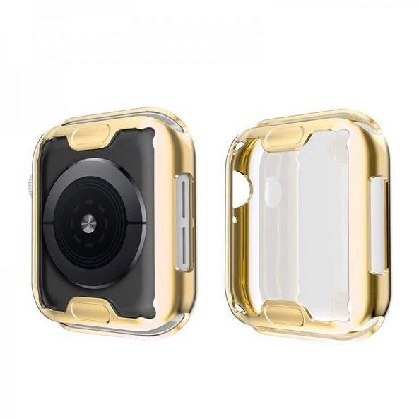 Чохол-накладка DK Silicone Color Face Case для Apple Watch 40mm (gold) 08977-723 фото
