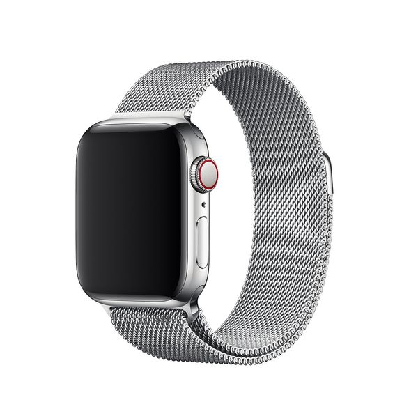 Ремінець CDK для Apple Watch 46 mm (Series 10) | Метал Milanese Loop (05527) (silver) 018069-227 фото