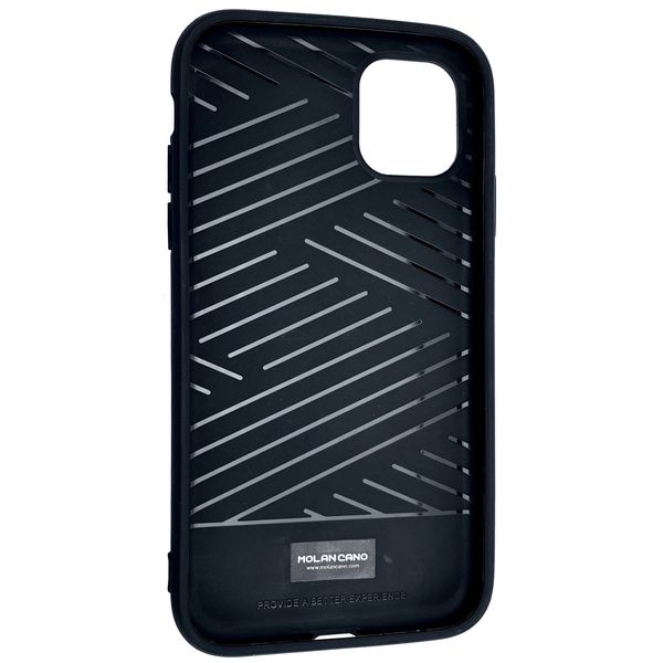 Чехол-накладка Silicone Molan Cano Jelline Bumper для Apple iPhone 11 Pro (black) 09886-076 фото