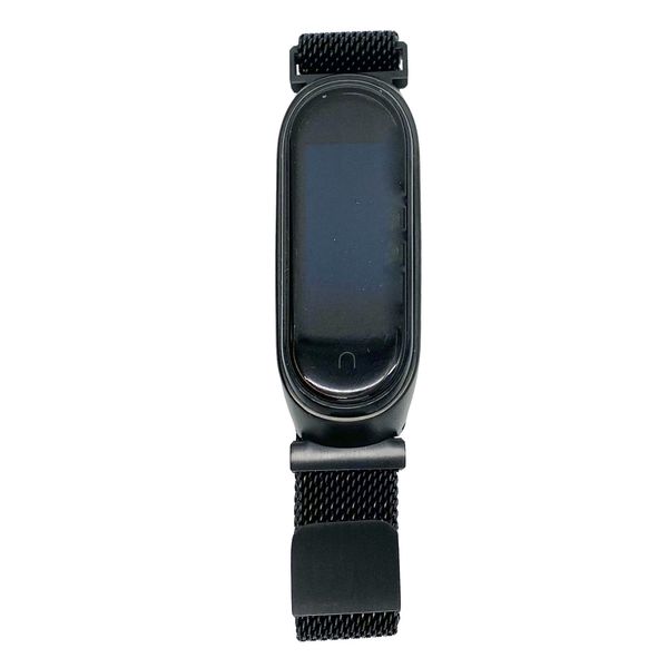 Ремешок DK Metal Milanese Loop Magnetic для Xiaomi Mi Band 3 / 4 (black) 09111-124 фото