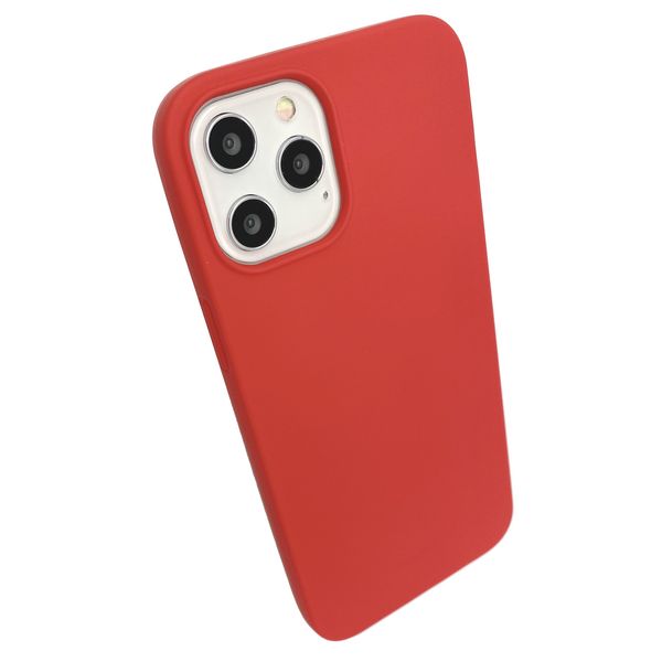 Чехол-накладка Silicone Hana Molan Cano SF Jelly для Apple iPhone 12 Pro Max 6.7" (red) 010700-120 фото