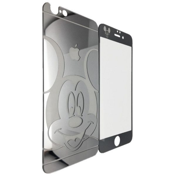Защитное стекло DK Микки black / face Apple iPhone 6 / 6S (silver) 01517 фото