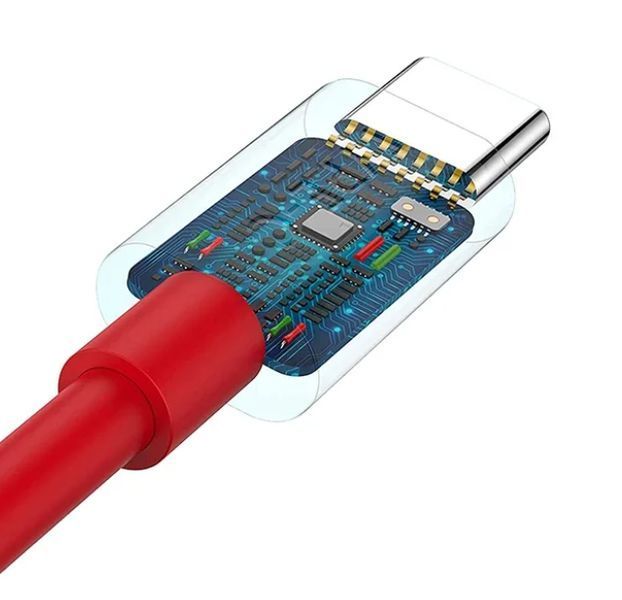 Кабель 2шт CDK Data Cable UltraDART/ SuperVOOC/Warp/150W/240W/10A 1m Type-C на Type-C (OEM) (017260) (red) 023082-692 фото