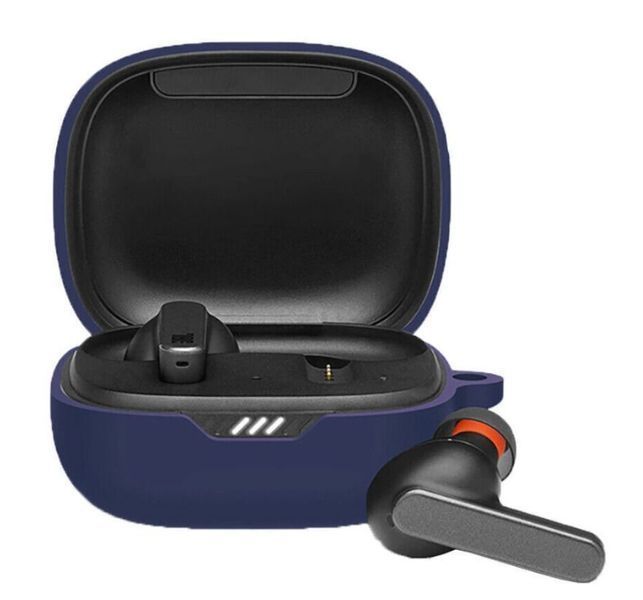 Чохол-накладка CDK для JBL Wave Flex 2 | Silicone Candy Friendly з карабіном (016465) (dark blue) 020466-065 фото