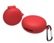 Чехол-накладка DK Silicone Candy Friendly с карабином для Oppo Enco W31 (red) 011167-120 фото 1