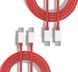 Кабель 2шт CDK Data Cable UltraDART/ SuperVOOC/Warp/150W/240W/10A 1m Type-C на Type-C (OEM) (017260) (red) 023082-692 фото 1