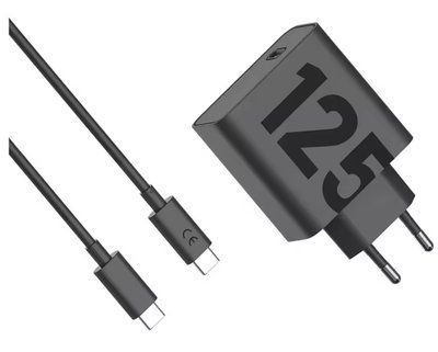 Зарядний пристрій 125 W USB-C TurboPower + кабель 1 м для Motorola (OEM) (black) 022116-115 фото