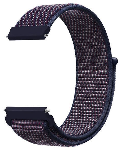Ремінець CDK для Realme Watch S Pro (RMA186) | 22mm Nylon Sport Loop (012416) (indigo) 012520-031 фото