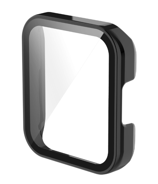 Чехол-накладка DK Пластик Gloss Glass Full Cover для Xiaomi Redmi Watch 2 Lite (black) 014430-124 фото