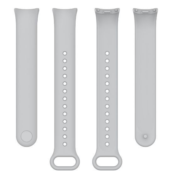 Ремінець 2 шт CDK для Xiaomi Mi Smart Band 9 | Silicone Sport Band (015812) (grey) 022276-385 фото