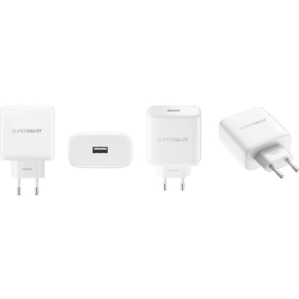 Зарядний пристрій SuperDart 65 W USB Power Adapter для Realme (OEM) (white) 017335-162 фото