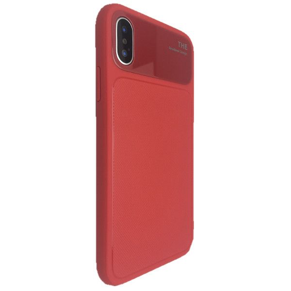 Чехол-накладка DK силикон стекло Totu Arte для Apple iPhone X / XS (red) 07085-757 фото
