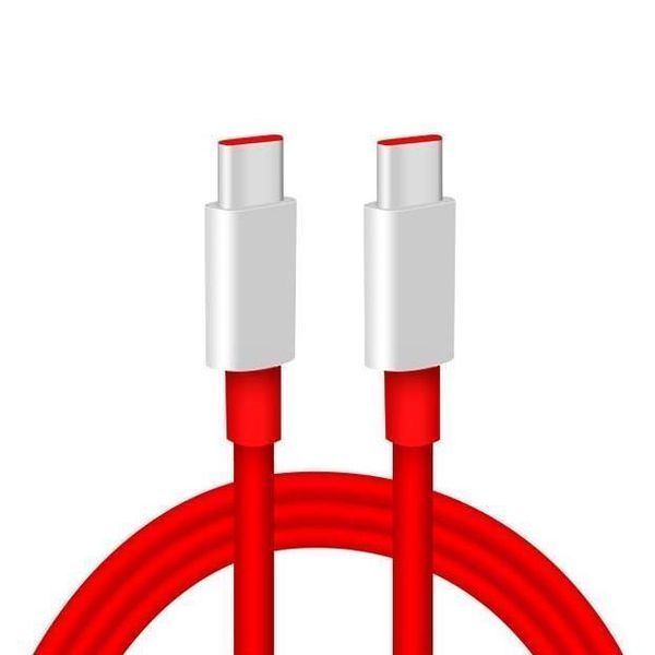 Кабель 2шт CDK Warp Fast Charge 65W / 6A 1m Type-C на Type-C (C202A) для OnePLus (012553) (red) 023079-692 фото