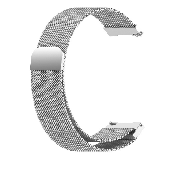 Ремешок DK Metal Ring Milanese Loop Magnetic 22mm для Xiaomi Haylou Solar LS05 (RT) (silver) 013590-227 фото