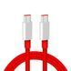 Кабель 2шт CDK Warp Fast Charge 65W / 6A 1m Type-C на Type-C (C202A) для OnePLus (012553) (red) 023079-692 фото 2
