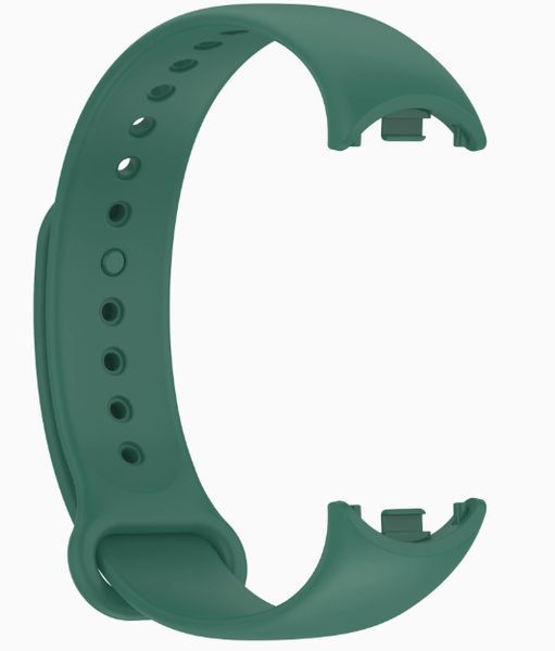 Ремінець 2 шт CDK для Xiaomi Mi Smart Band 9 | Silicone Sport Band (015812) (dark green) 022276-434 фото