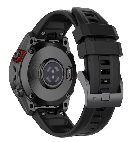 Ремешок 2шт CDK для Garmin Epix Pro (Gen 2) 47mm | 22mm Silicone Sport Band Classic (015189) (black) 020847-124 фото