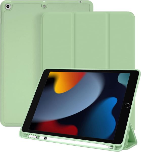 Чохол-книжка CDK Екошкіра силікон Smart Case Слот під стилус для Apple iPad 10.2" 8gen 2020 (011189) (light green) 013744-069 фото