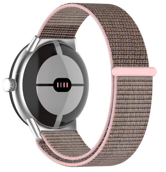 Ремешок CDK Nylon Sport Loop для Google Pixel Watch 3 41mm (016453) (pink sand) 018079-158 фото