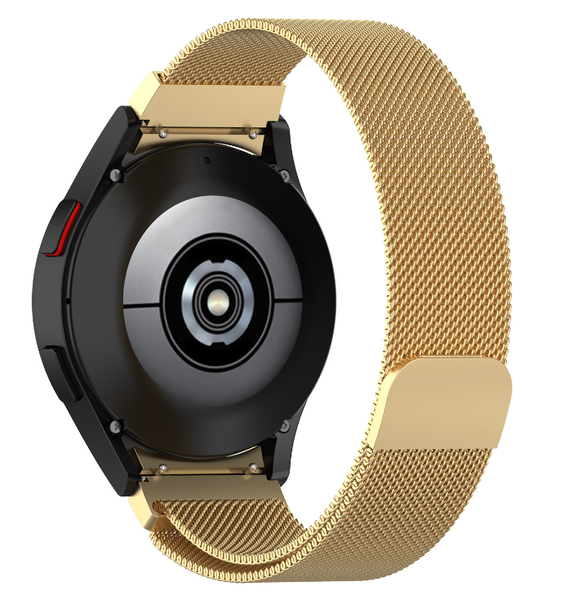Ремінець DK Metal Ring Milanese Loop Magnetic 20 mm для Samsung Watch4 (R860/R865) 40 mm (013591) (gold) 013591-228 фото