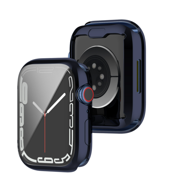 Чехол-накладка DK Silicone Face Case для Apple Watch 45mm (dark blue) 013549-132 фото