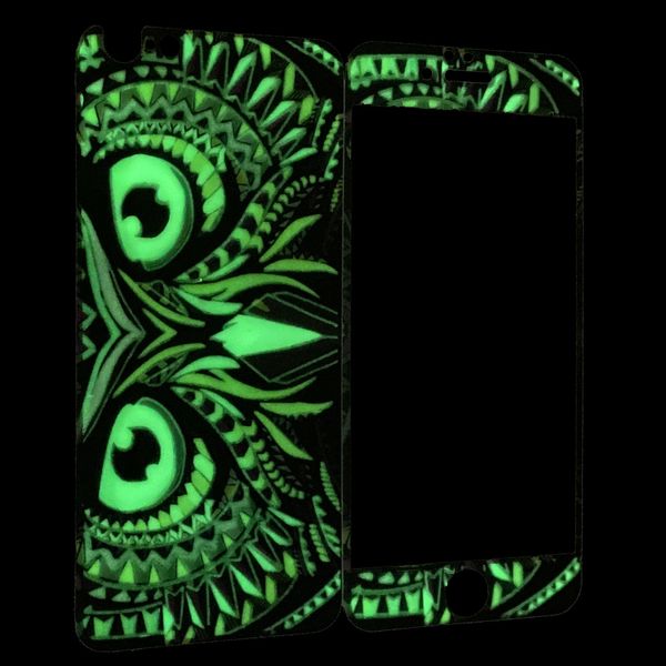 Защитное стекло DK Luxo Animal back / face для Apple iPhone 6 / 6S (сова) 00885 фото